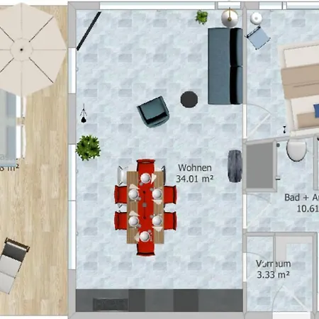 Ferienwohnung Plauer See Apartment *